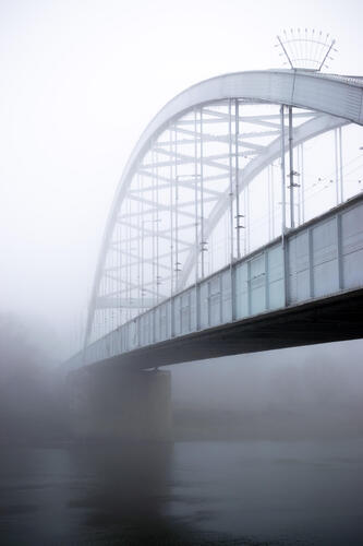 Bridge in the fog